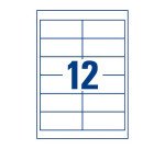 Etiquette universelle, 97 x 42,3 mm, blanc