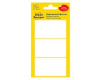 Etiquette multi-usage 66 x 38 mm blanc - Pochette de 18