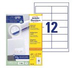 Etiquette universelle, 97 x 42,3 mm, blanc