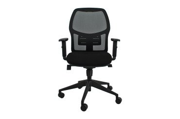 Sedia ergonomica Q3 Unisit schienale in rete nero seduta colorata