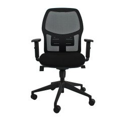 Sedia ergonomica Q3 Unisit schienale in rete nero seduta colorata