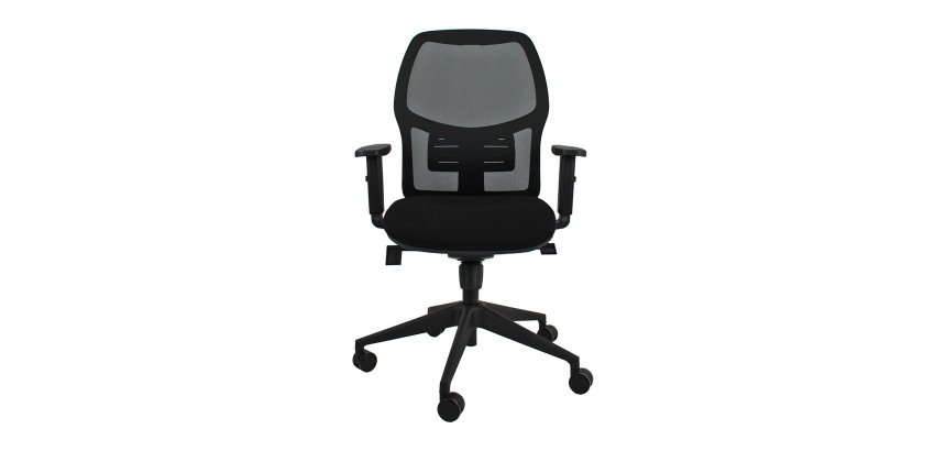 Sedia ergonomica Q3 Unisit schienale in rete nero seduta colorata