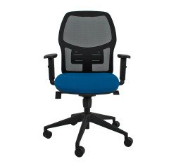 Sedia ergonomica Q3 Unisit schienale in rete nero seduta colorata