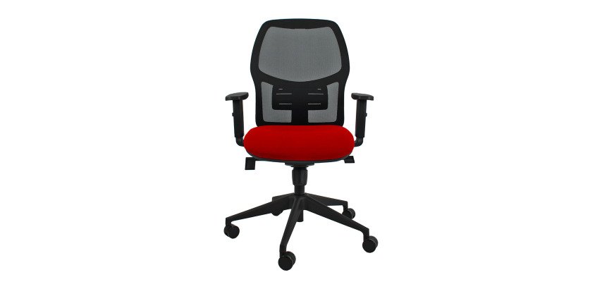 Sedia ergonomica Q3 Unisit schienale in rete nero seduta colorata