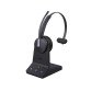 Wireless mono Yealink WH64 Teams headset with base