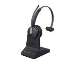 Auricular inalámbrico Yealink WH64 monoaural Teams con base, Bluetooth y DECT