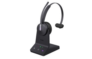Auricular inalámbrico Yealink WH64 monoaural Teams con base, Bluetooth y DECT