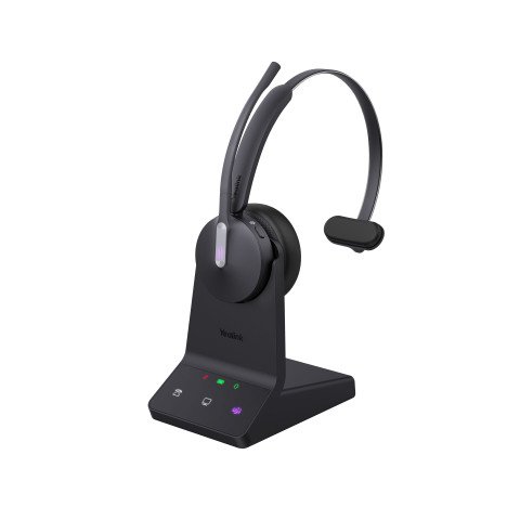 Auricular inalámbrico Yealink WH64 monoaural Teams con base, Bluetooth y DECT