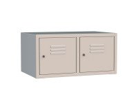 Sopralzo per armadio spogliatoio monoblocco 2 posti l x p x h 102 x 50 x 39 cm