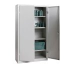 Armadio multiuso monoblocco con 4 ripiani l x p x h 100 x 40 x 180 cm