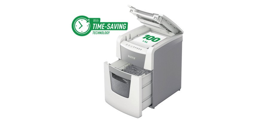 Leitz IQ Distruggidocumenti automatico AutoFeed 100 P4
