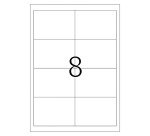 Etiquette universelle, 96,5 x 67,7 mm, blanc