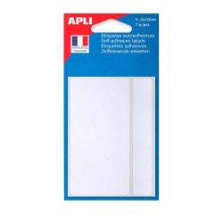 Étiquette adhésive apli agipa bureau 50x100mm pochette 7 unités