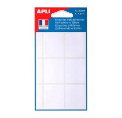 Étiquette adhésive apli agipa bureau 32x38mm pochette 42 unités