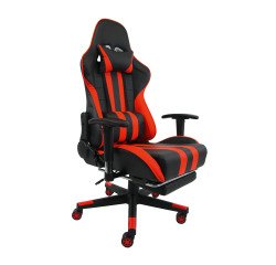 Poltrona Gaming Racing con poggiagambe reclinabile