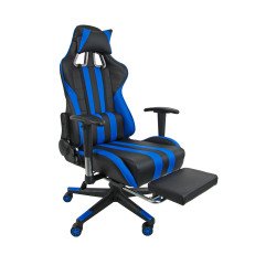 Poltrona Gaming Racing con poggiagambe reclinabile