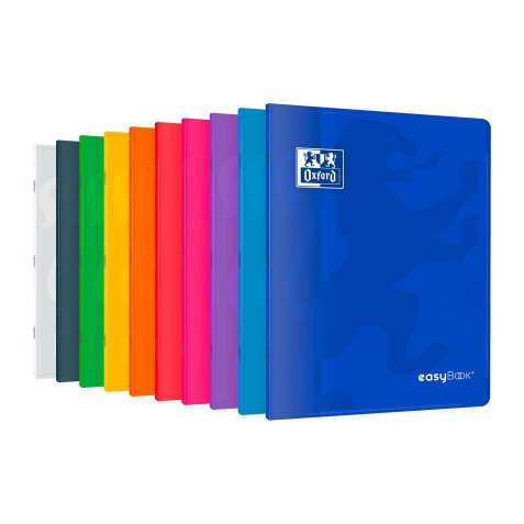 Oxford EasyBook Stapled Notebook 24 x 32 cm Large Squares 96 Pages