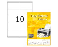 Etiquette universelle 105 x 57 mm blanc - Pochette de 1000