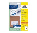 Avery Zweckform 4782, étiquettes universelles, Ultragrip, blanc, 25+5 feuilles, 97 x 67,7 mm
