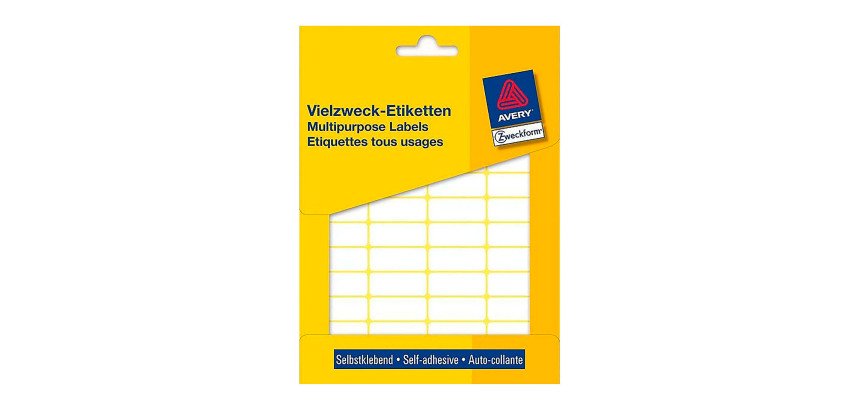 Etiquette multi-usage, 29 x 18 mm, blanc
