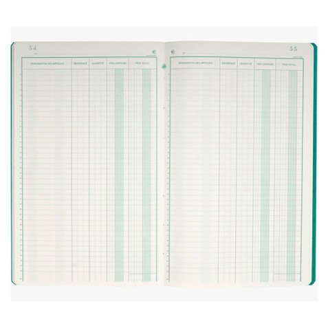 Piqûre 'Livre d'inventaire' 320 x 195 mm 80 pages