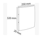 Classeur 2 anneaux plastifié Exacompta Opak A4 Dos 2 cm