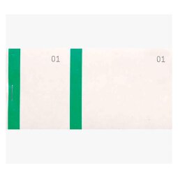 Bloc vendeur 100 feuillets vert -  60 x135 mm