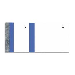 Bloc vendeur 100 feuillets 60x135 mm Bleu