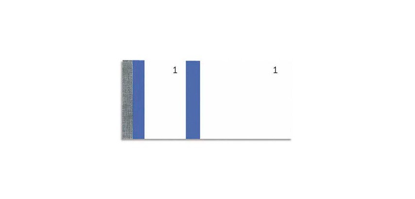 Block Verkäufer 100 Blätter blau - 60 x 135 mm