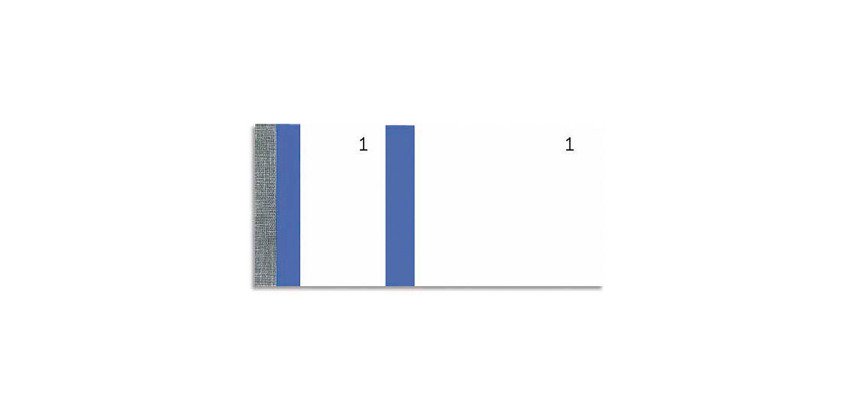 Bloc vendeur 100 feuillets 60x135 mm Bleu