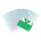 A4 grained polypropylene corner folder 12/100th clear - Pack of 10