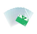 Chemise coin A4 polycarbonate grainé 12/100e incolore - Sachet de 10