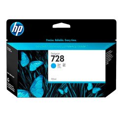 HP 728 cartuchos originales colores separados capacidad estándar 130 ml