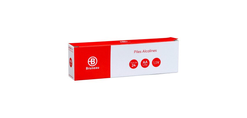 Pile alcaline Bruneau Stilo AA LT06 24 pz