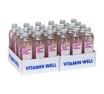 Eau vitaminée Vitamin Well Awake framboise 50 cl - 24 bouteilles