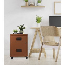 Caisson mobile métal 2 tiroirs Budget