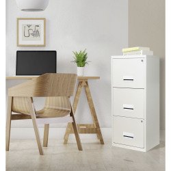 Classeur monobloc  3 tiroirs pour dossiers suspendus