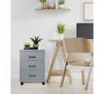 caisson métal mobile à roulettes Budget 3 tiroirs