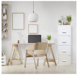 Archivador metálico Budget 4 cajones