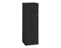 Classeur monobloc 4 tiroirs pour dossiers suspendus - anthracite