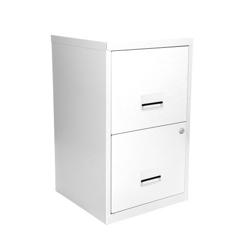 Archivador metálico Budget 2 cajones Blanco