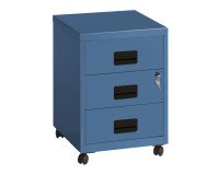 caisson métal mobile à roulettes Budget 3 tiroirs