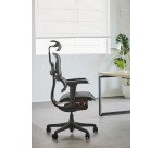 Chaise ultra-ergonomique ERGOHUMAN ULTIMATE avec accoudoirs et appuie-tête réglables