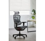 Chaise ultra-ergonomique OMINISEAT ELITE avec accoudoirs et appuie-tête réglables