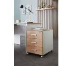 Cajonera Movil Intuitiv 3 cajones Roble