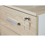 Caisson mobile Ineo chêne clair 2 tiroirs