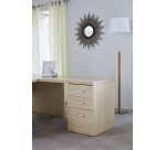 Drawer cabinet at desk height with extension Shiny 