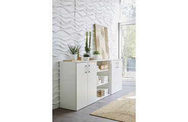 Armadio basso in legno h.100 x l.80 cm ecla