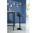 Tabouret Kocy - Réglable en hauteur - Pied noir
