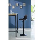 Chaise haute Kocy - Réglable en hauteur - Structure noire
